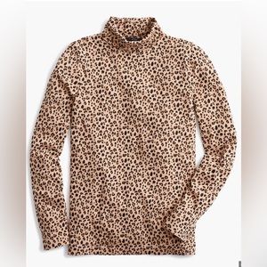 J.Crew Tissue Tank sz M leopard print